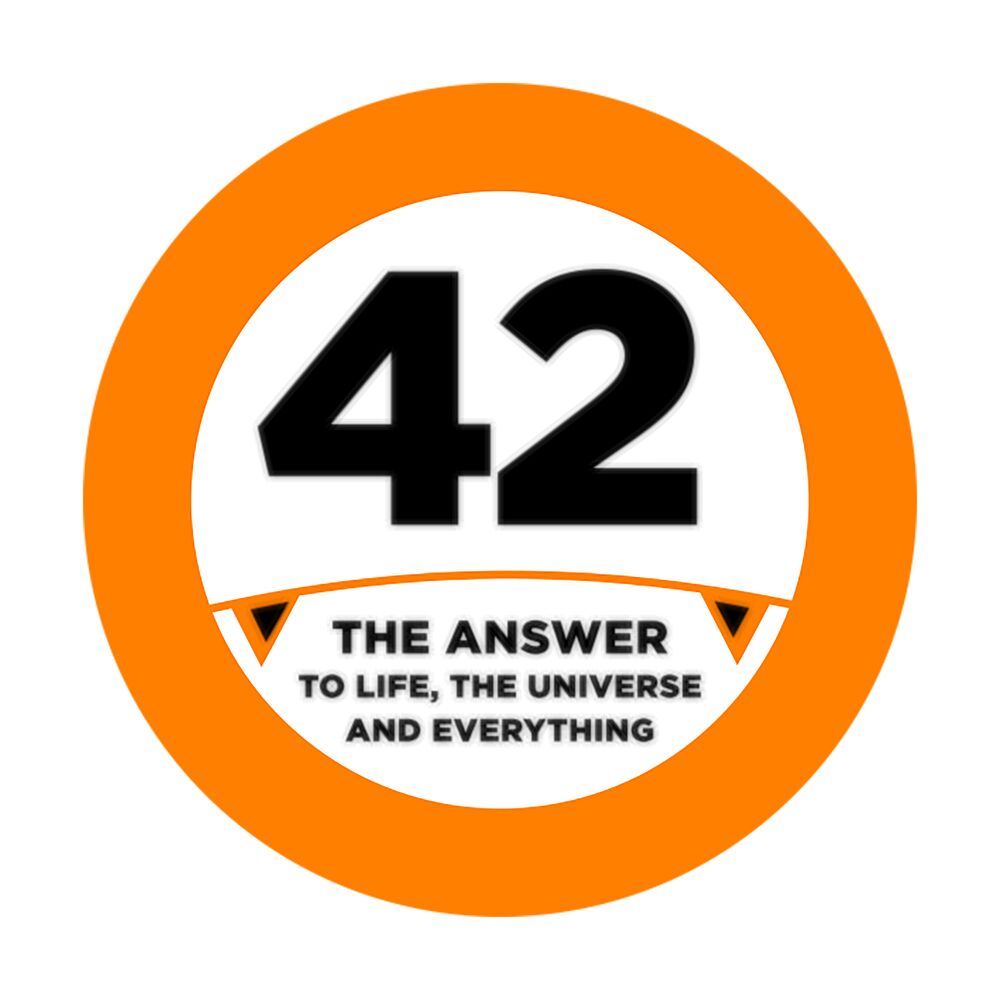 42 Sticker