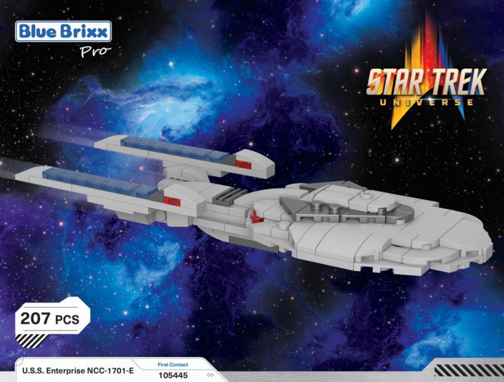 USS Enterprise NCC-1701-E Brick Model (mini size)