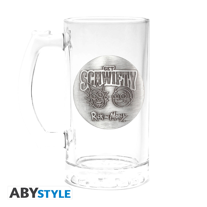 Get Schwifty Glass Stein