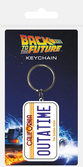 OUTATIME Rubber Keychain