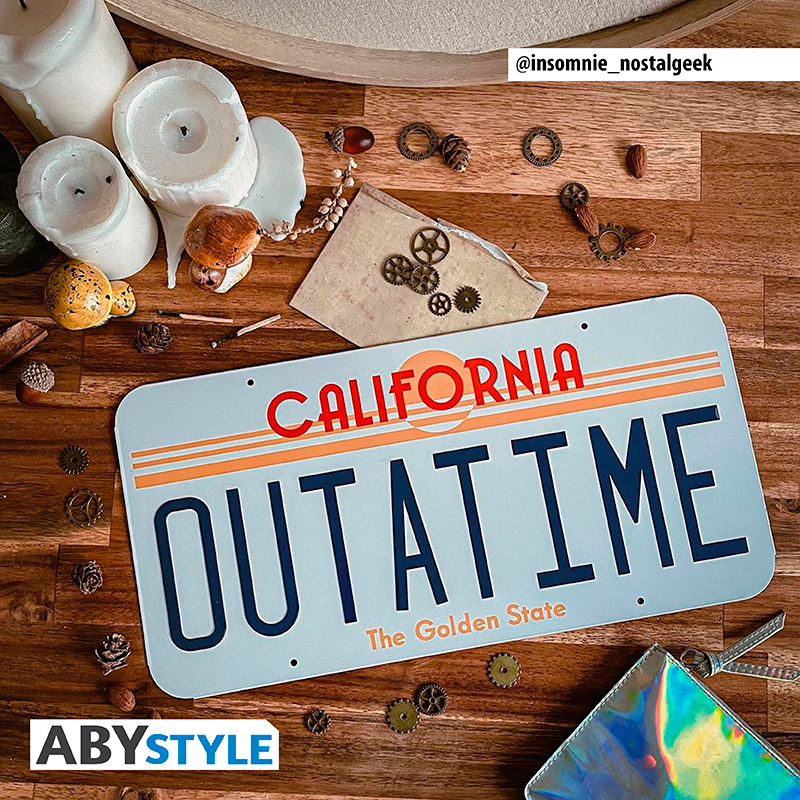 OUTATIME License Plate