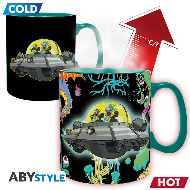 Rick and Morty Spaceship Heat Change Mug