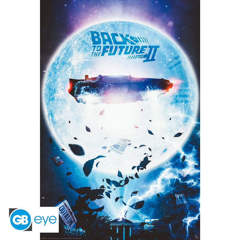 Poster "Flying DeLorean"