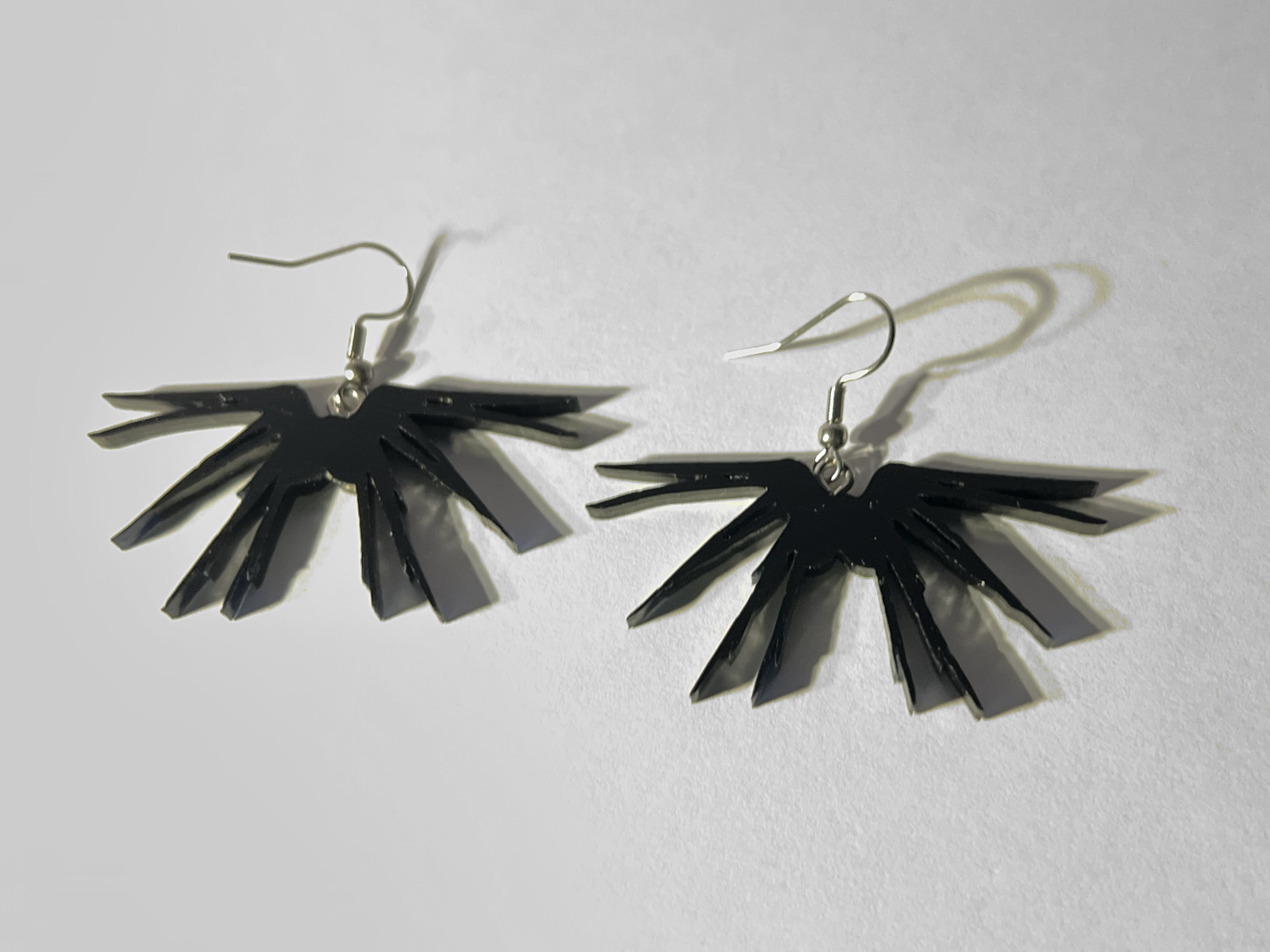Shadow Ship Dangle Earrings