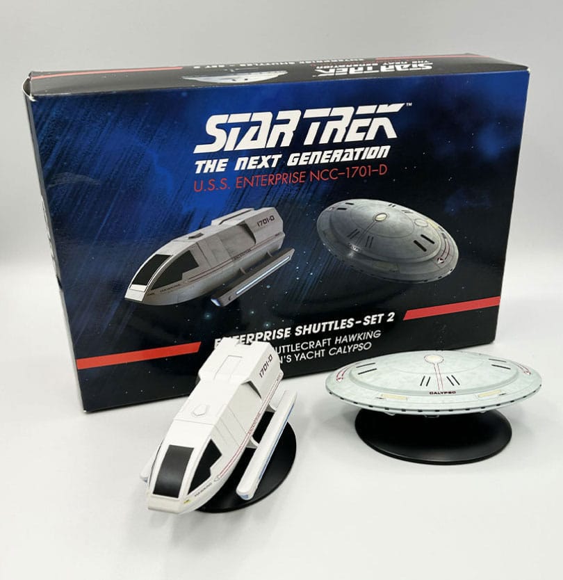 NCC-1701-D Shuttle Hawking and Captain's Yacht Die-Cast Model Set
