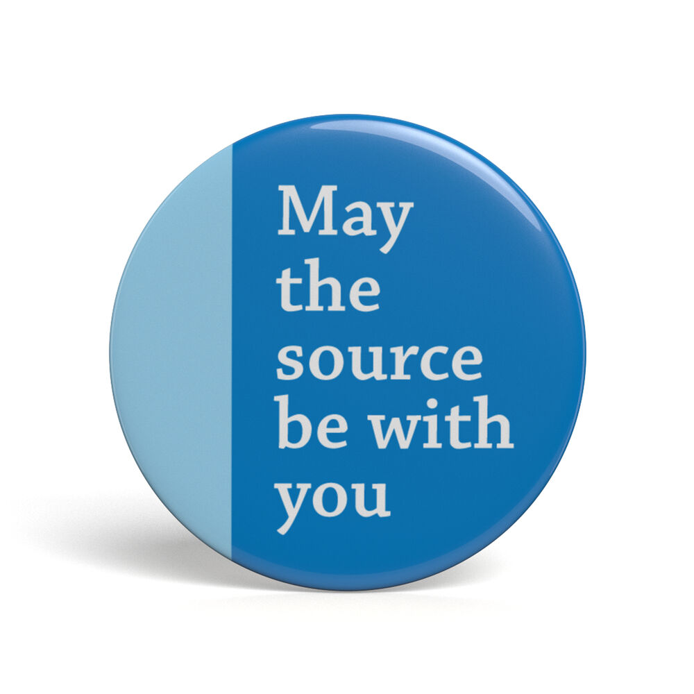 May The Source Be With You Button