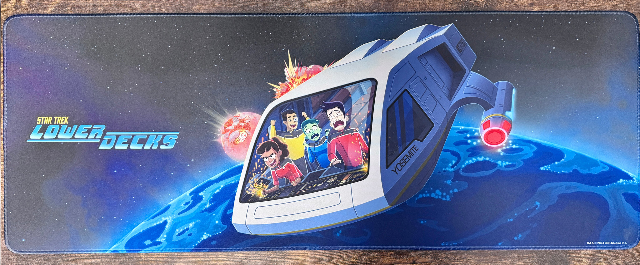 Lower Decks Shuttle Desk Pad