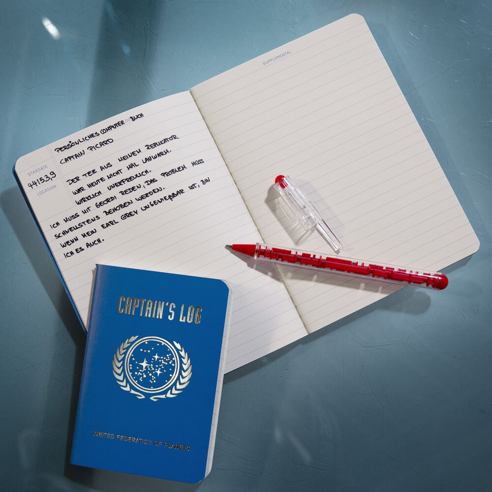 Captain's Log Notebook