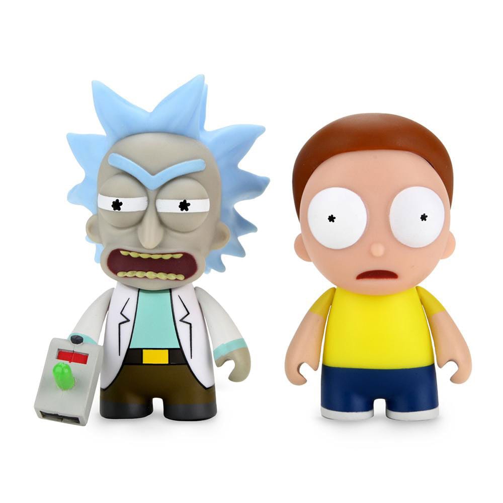 Raygun Rick and Morty Vinyl Mini Figure 2-Pack